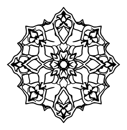 Hexagon Tile Colouring Page (Kids, Standard)