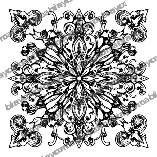 Interlaced Ribbons colouring page — free printable for adults
