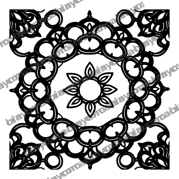 Interlocking Rings colouring page — free printable for adults