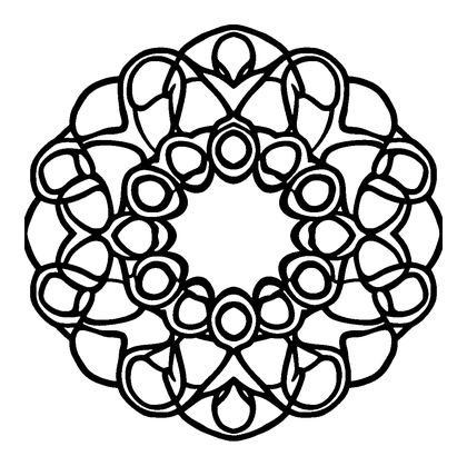 Interlocking Rings Colouring Page (Kids, Standard)