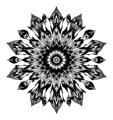 Kaleidoscope Burst Colouring Page (Teens, Intricate)