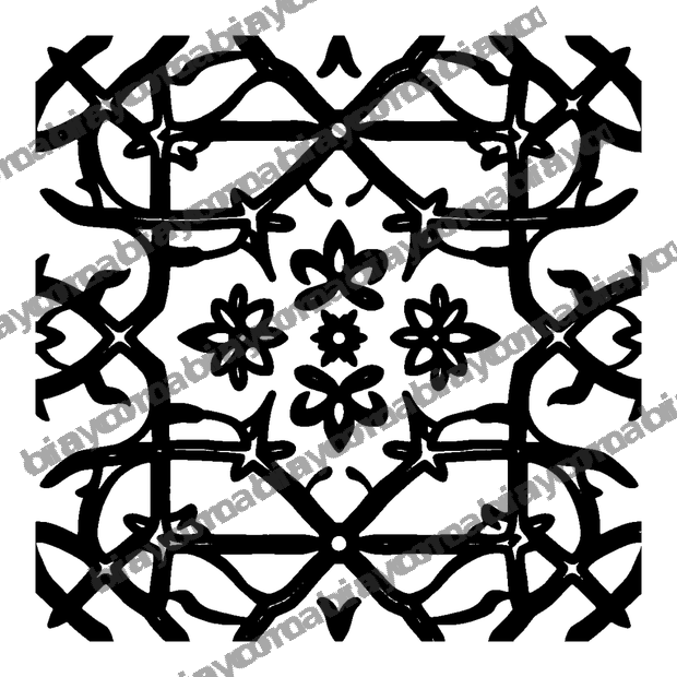 Lattice colouring page — free printable for kids