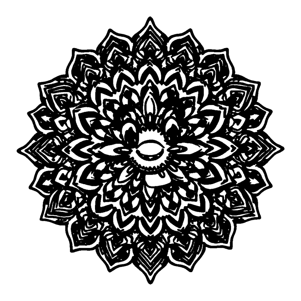 Mandala colouring page — free printable for adults