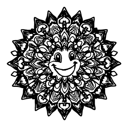 Mandala Colouring Page (Adults, Standard)