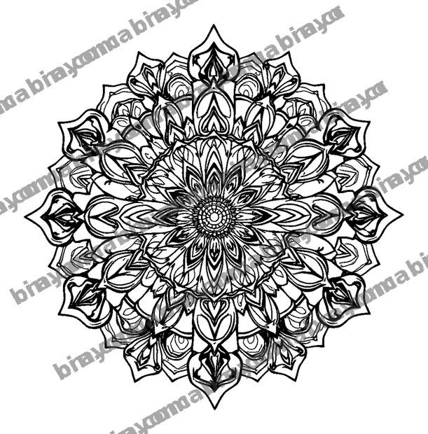 Mandala colouring page — free printable for teens