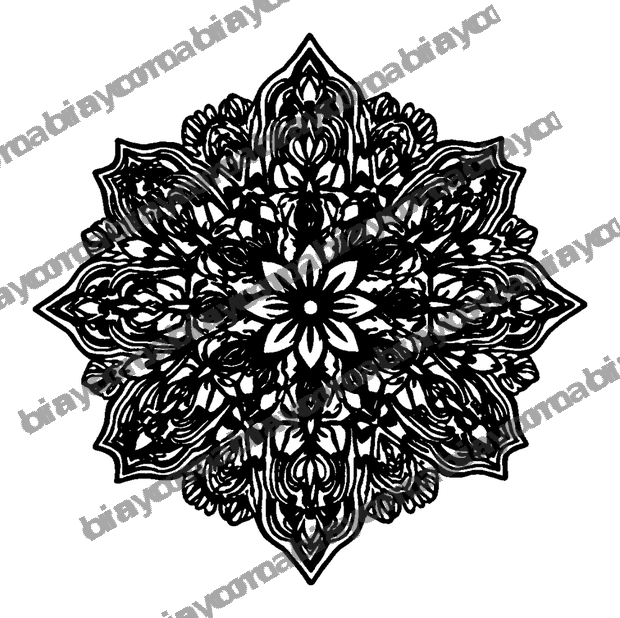 Mosaic Tile colouring page — free printable for adults