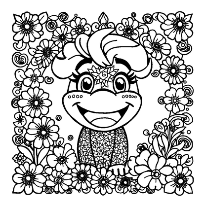 Mosaic Colouring Page (Adults, Standard)