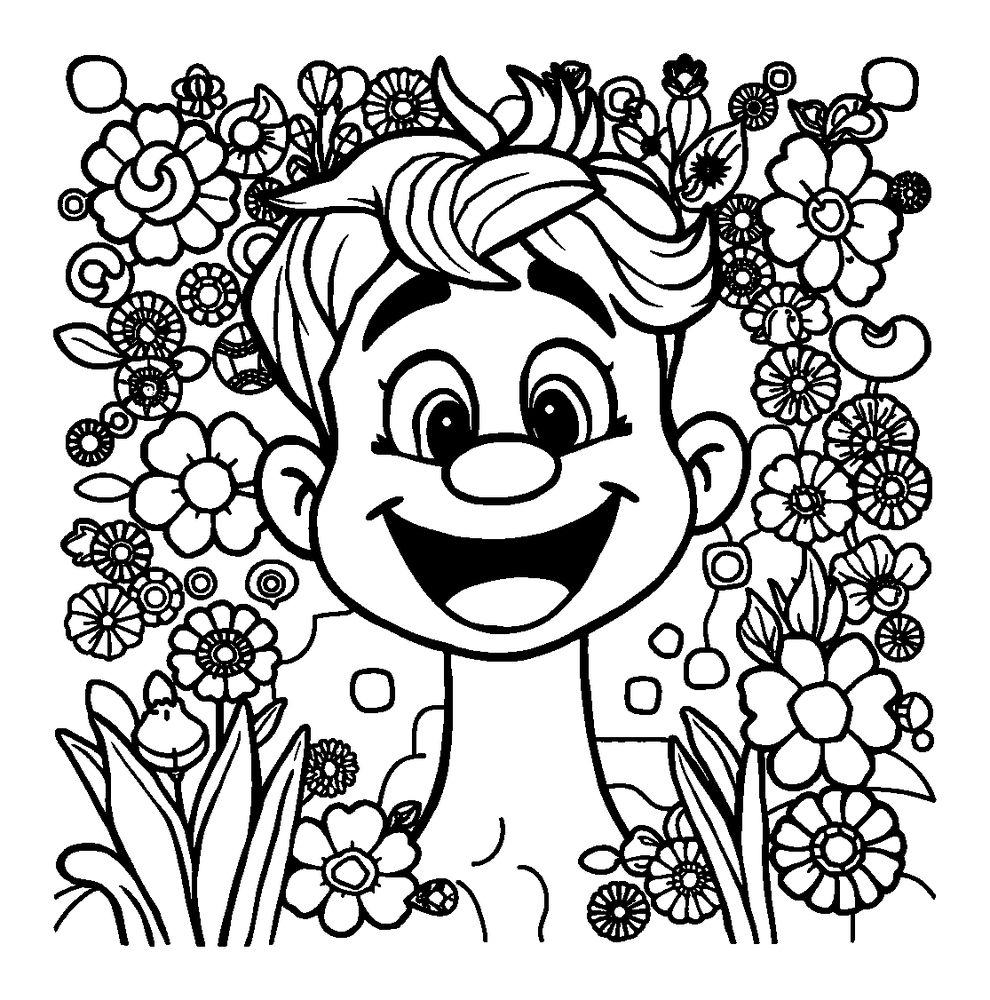 Mosaic colouring page — free printable for teens