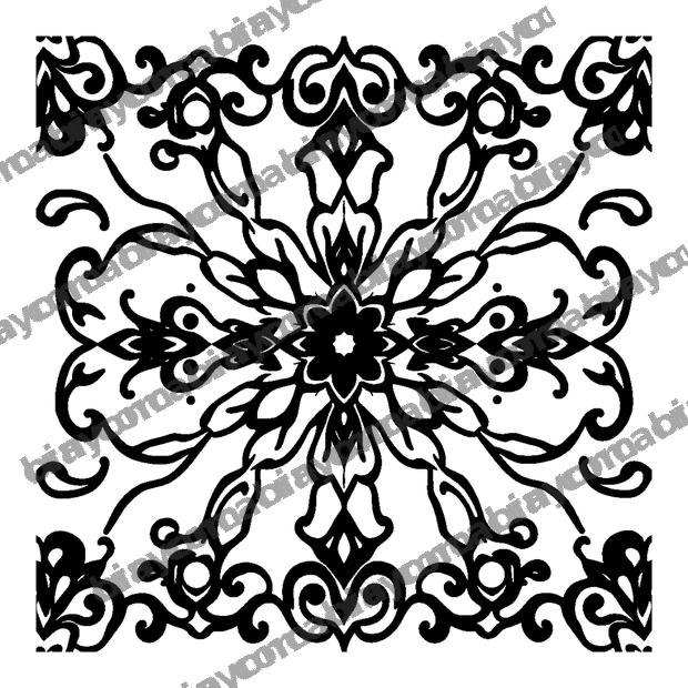 Ogee colouring page — free printable for kids