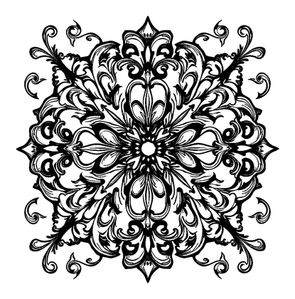 Quatrefoil Colouring Page (Adults, Intricate)