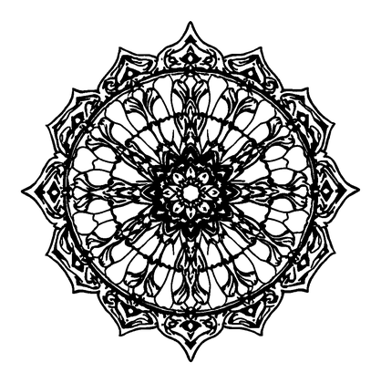 Quilt Pattern Colouring Page (Adults, Standard)