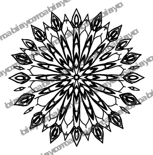 Radial Starfield colouring page — free printable for kids
