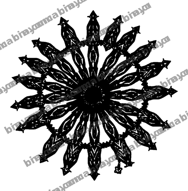 Radial Starfield colouring page — free printable for teens