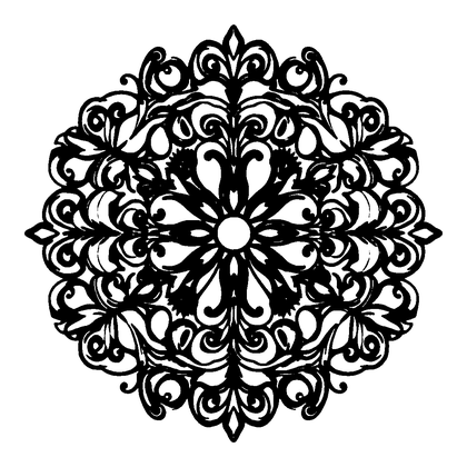 Ribbon Swirl Colouring Page (Adults, Intricate)