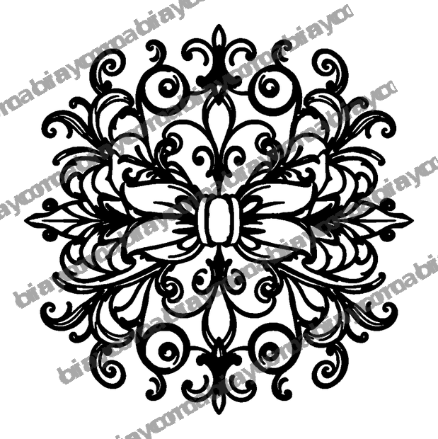 Ribbon Swirl colouring page — free printable for teens