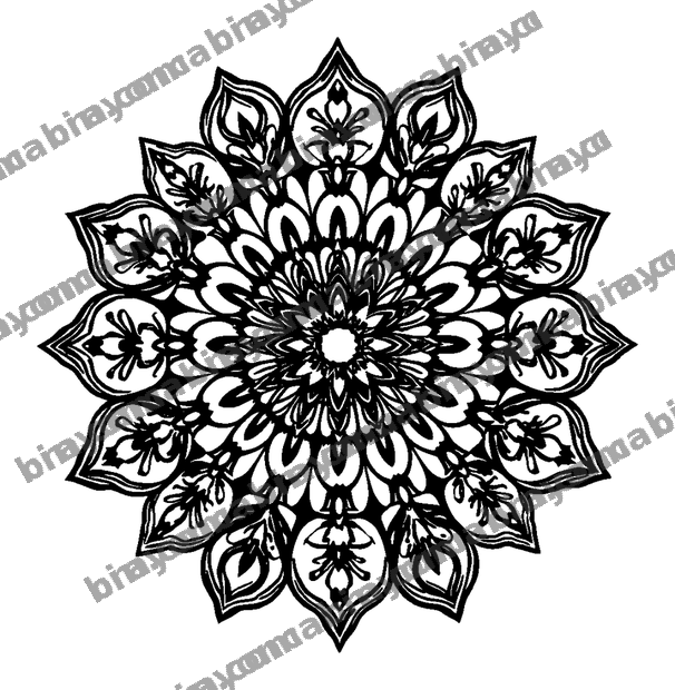 Rosette Medallion colouring page — free printable for teens
