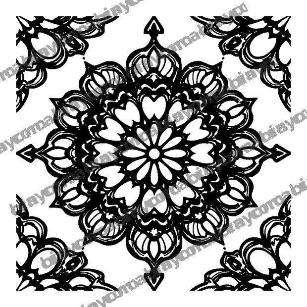 Scallop colouring page — free printable for adults