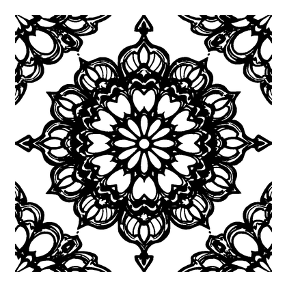 Scallop Colouring Page (Adults, Intricate)