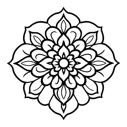 Scallop Colouring Page (Kids, Standard)