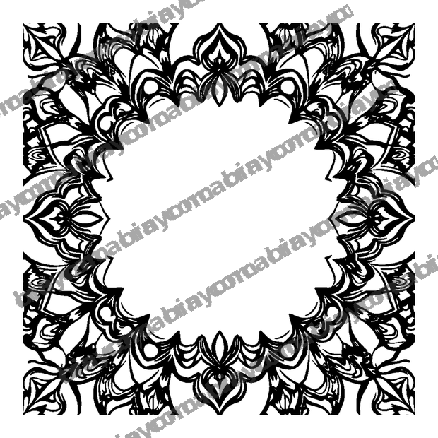 Scallop colouring page — free printable for teens