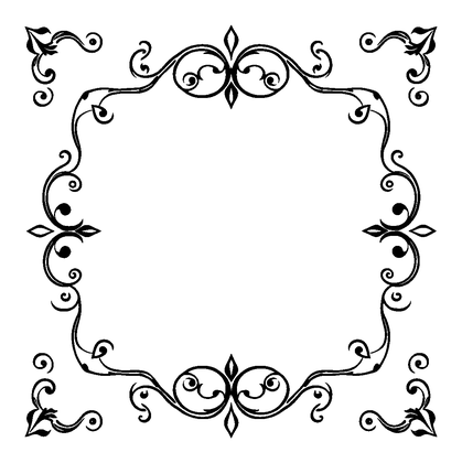 Scroll Border Colouring Page (Kids, Standard)