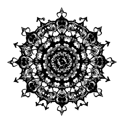 Spiral Galaxy Colouring Page (Adults, Intricate)