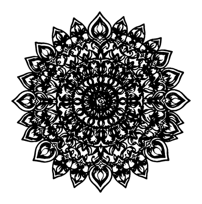Spiral Colouring Page (Adults, Intricate)