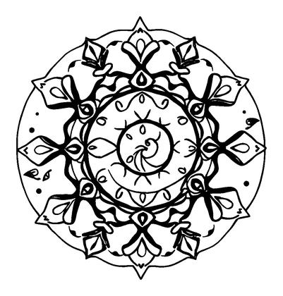 Spiral Colouring Page (Kids, Standard)