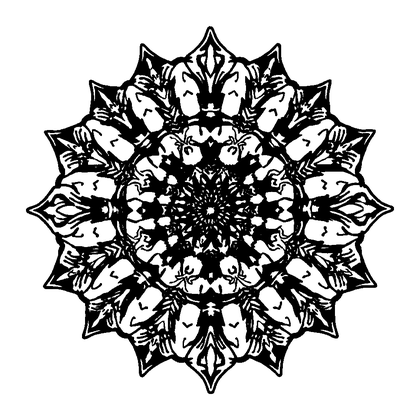 Spiral Colouring Page (Teens, Intricate)