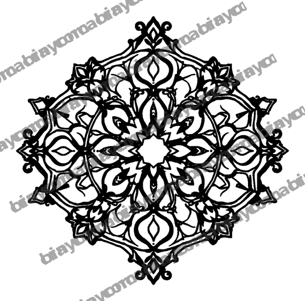 Stained Glass colouring page — free printable for teens