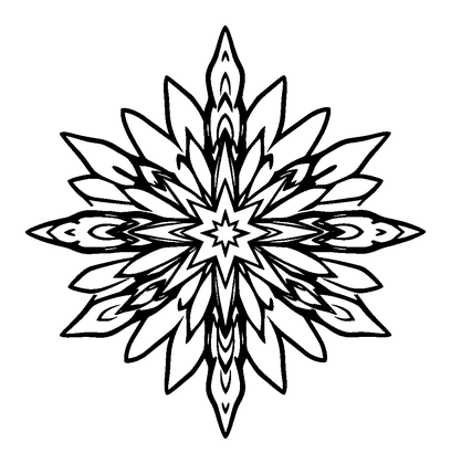 Star Colouring Page (Kids, Standard)