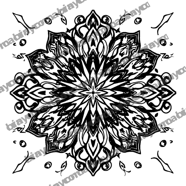 Star colouring page — free printable for teens
