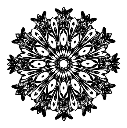 Sunburst Colouring Page (Teens, Intricate)