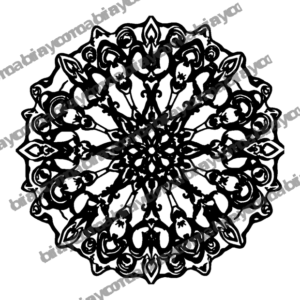 Swirl colouring page — free printable for teens
