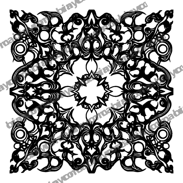 Trellis colouring page — free printable for adults