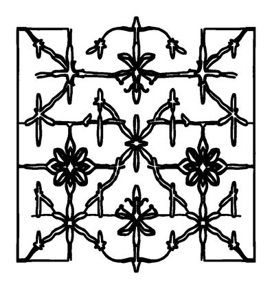 Trellis Colouring Page (Kids, Standard)