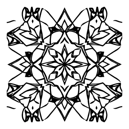 Triangle Tile Colouring Page (Kids, Standard)