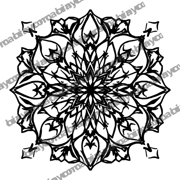 Triangle Tile colouring page — free printable for teens