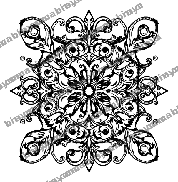 Wave Scroll colouring page — free printable for teens