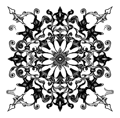 Wave Colouring Page (Adults, Intricate)