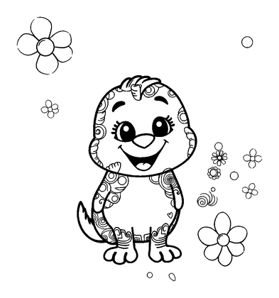 Zentangle Colouring Page (Teens, Standard)