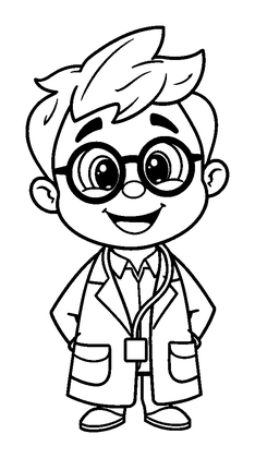 Doctor Colouring Page (Kids, Standard)