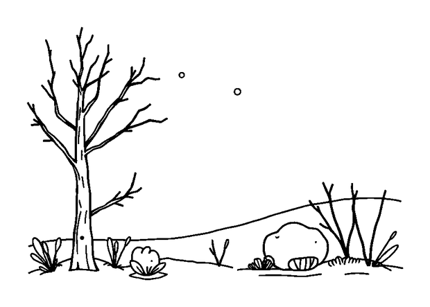 Frosty Morning colouring page — free printable for kids