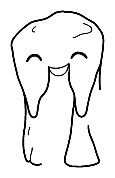 Melting Icicle colouring page — free printable for kids