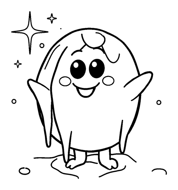 Winter Icicle Sparkle colouring page — free printable for toddlers