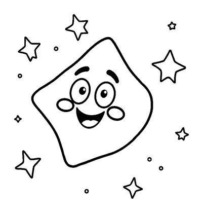 Constellation Colouring Page (Kids, Bold & Easy)