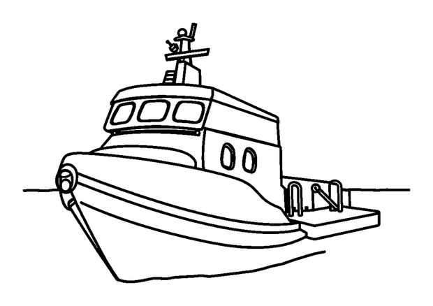 Docking Port colouring page — free printable for toddlers