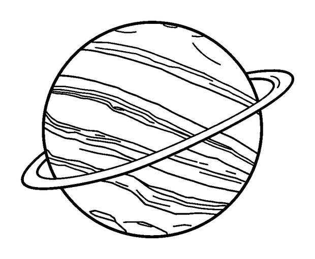 Mercury Planet colouring page — free printable for toddlers