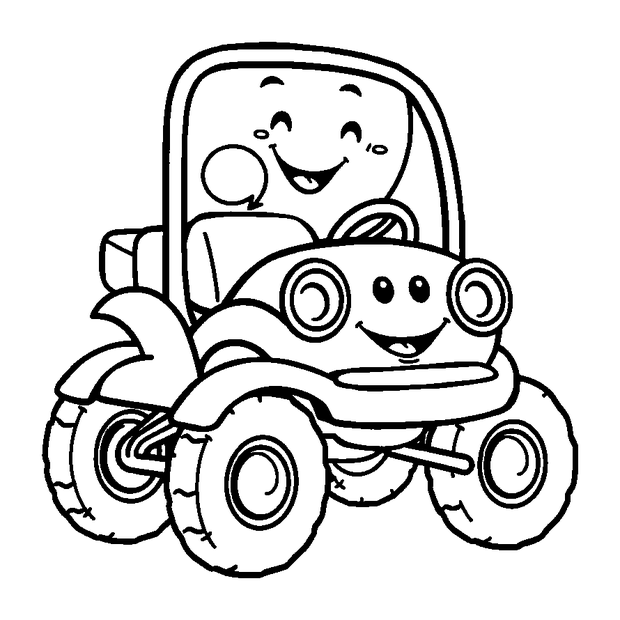 Moon Buggy colouring page — free printable for kids