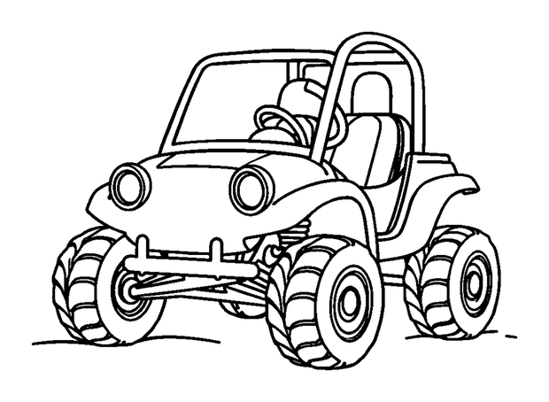 Moon Buggy colouring page — free printable for toddlers